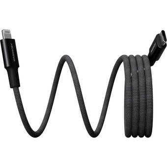  Магнитный кабель Magssory CBL003 Link L USB-C - Lightning MFI, 1,2м, black 