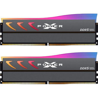  ОЗУ Silicon Power Xpower Storm SP032GXLWU64AFDK DDR5 - 2x 16ГБ 6400МГц, DIMM, Gray, Ret 