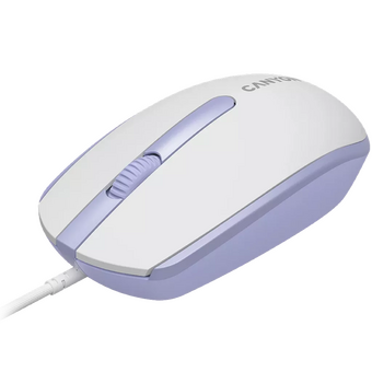  Мышь проводная Canyon M-10 (CNE-CMS10WL) Белая лаванда (White lavender) 