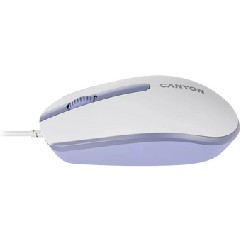  Мышь проводная Canyon M-10 (CNE-CMS10WL) Белая лаванда (White lavender) 
