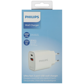  СЗУ Philips DLP4327CW/70 PD25W+QC3.0 белый 