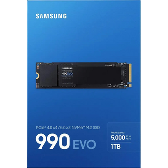  SSD Samsung 990 Evo (MZ-V9E1T0B/AM) PCIe 4.0 x4 1TB M.2 2280 