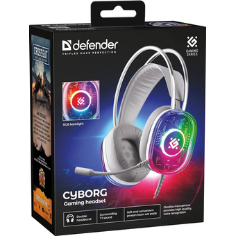  Гарнитура DEFENDER Cyborg 64575 белый 