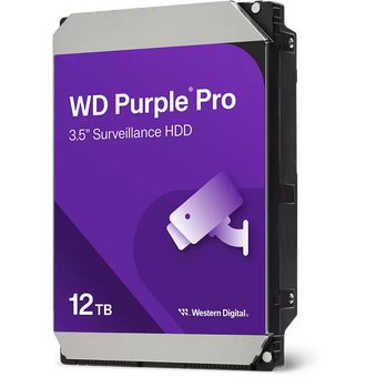  HDD Western Digital Purple Pro (WD122PURP), 12TB, SATA3, Cache 256MB, 7200 rpm 