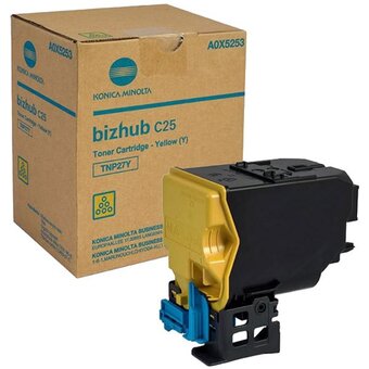  Тонер Konica-Minolta bizhub (A0X5253) C25 желтый TNP-27Y 