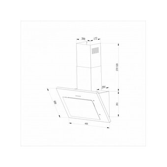  Вытяжка HEBERMANN HBKH 50.2 W 