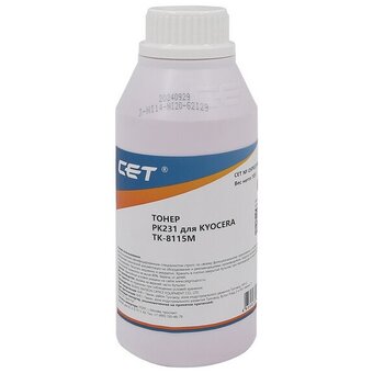  Тонер CET OSP0231M-500 PK231 для Kyocera Ecosys M8124cidn/8130cidn Japan Magenta, 500г/бут, унив 