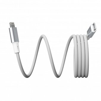  Магнитный кабель Magssory CBL003 Link L USB-C - Lightning MFI, 1,2м, white 