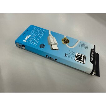  УЦ Дата-кабель BOROFONE BX14 LinkJet Type-C 1м (белый) (плохая упаковка) 