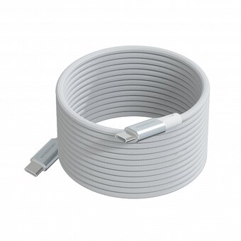  Магнитный кабель Magssory CBL021 Link C 240W USB-C, 2,4м, white 