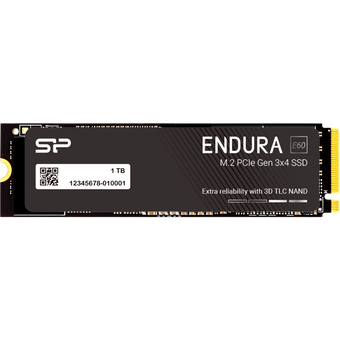  SSD Silicon Power E60 (SP001TBP340E6005), 1TB M.2 2280, PCIe Gen 3x4, R/W -2200/1600 MB/s TLC, TBW - 600 