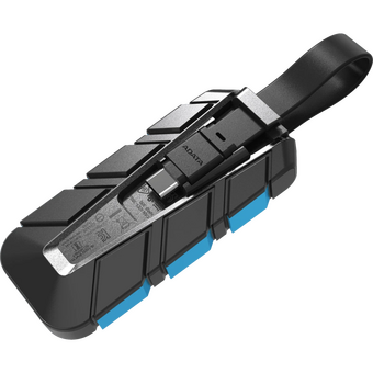  Внешний SSD ADATA SC740 (SC740-1000G-CBU 1.0Tb (USB3.2 gen 2 type C, 1050/1000Mbs, 122x41x22mm, 40g, защита от падения, встроенный кабель) 