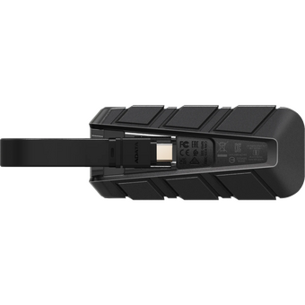  Внешний SSD ADATA SC740 (SC740-1000G-CBU 1.0Tb (USB3.2 gen 2 type C, 1050/1000Mbs, 122x41x22mm, 40g, защита от падения, встроенный кабель) 