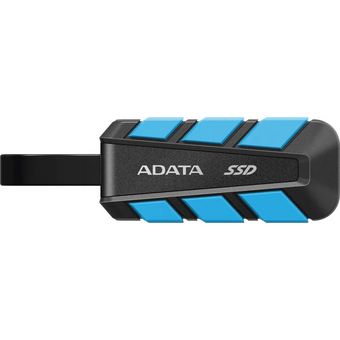  Внешний SSD ADATA SC740 (SC740-500G-CBU)500Gb чёрно-синий (USB3.2 gen 2 type C, 1050/1000Mbs, 122x41x22mm, 40g, защита от падения, встроенный кабель) 