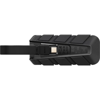  Внешний SSD ADATA SC740 (SC740-500G-CBU)500Gb чёрно-синий (USB3.2 gen 2 type C, 1050/1000Mbs, 122x41x22mm, 40g, защита от падения, встроенный кабель) 