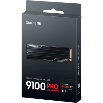  SSD Samsung 9100 Pro (MZ-VAP1T0CW) 1000GB, M.2(22x80mm), NVMe 2.0, PCIe 5.0 x4, V-NAND TLC, R/W 14700/13300MB/s 
