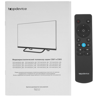  Телевизор Topdevice TDTV24CS03HBK черный 