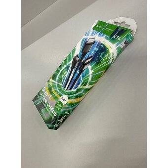  УЦ Дата-кабель HOCO X76 3-in-1 Super charging cable, iP, Type-C, Micro 1м чёрный (плохая упаковка) 