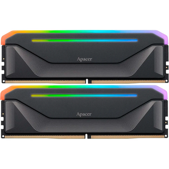  ОЗУ APACER NOX RGB (AH5U32G64C652NBAA-2) DDR5 DIMM 6400-36 2048x8 32GB 1.35V OC w/HS RP-K2 