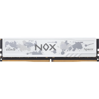  ОЗУ APACER NOX (AH5U64G64C552MWAA-2) DDR5 DIMM 6400-32 2048x8 64GB 1.4V OC White DDR5 w/HS RP-K2 