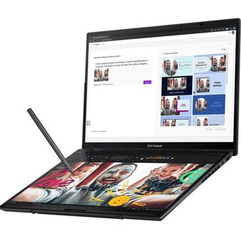  Ноутбук ASUS UX8406CA-QL221W 90NB14X1-M00C70 Duo Touch 14+14"(1920x1200 + 1920x1200 OLED 16:10)/Touch/Intel Core Ultra 7 255H(2Ghz)/16384Mb/1024PCISSD 