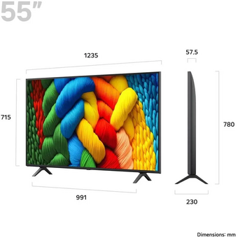  Телевизор LG 55NANO80A6B.ARUG 