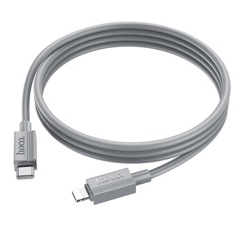  УЦ Дата-кабель HOCO X107 Favor PD charging data cable iP серый (плохая упаковка) 