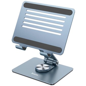  УЦ Настольный держатель для планшета HOCO PH52 Might metal rotating tablet desktop holder серый (плохая упаковка) 