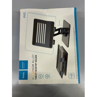  УЦ Настольный держатель для планшета HOCO PH52 Might metal rotating tablet desktop holder серый (плохая упаковка) 