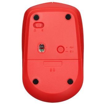 Мышь беспроводная Rapoo M100 Silent (6940056181848) Красный 