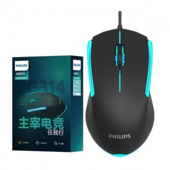  Мышь проводная Philips G314 (SPK9314) Черный 
