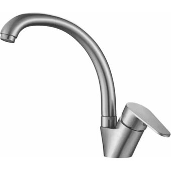  Смеситель для кухни Haiba HB801-2 (HB41801-2) сталь 