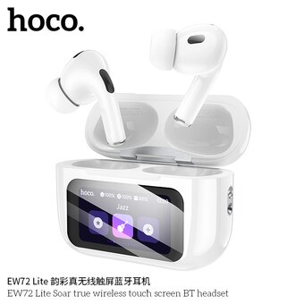  Наушники bluetooth HOCO EW72 Lite Soar true wireless touch screen BT headset 