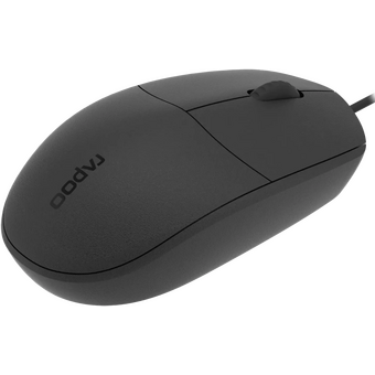  Мышь проводная Rapoo N100C ( 6940056123459) Черный 