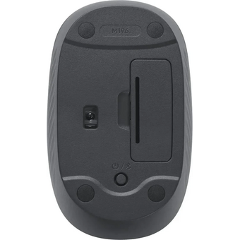  Мышь беспроводная Logitech M196 (910-007459) Темно-серый 