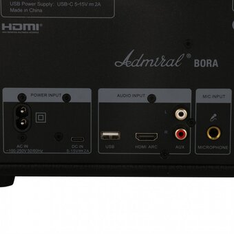  Портативная беспроводная колонка Admiral Bora ADPS35BLK черный 