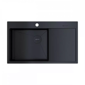  Мойка Omoikiri Akisame 86-L Side-GB нерж/графит 