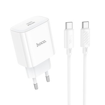  УЦ СЗУ HOCO C76A Pro Majestic single port PD30W charger set Type-C to Type-C белые (плохая упаковка) 