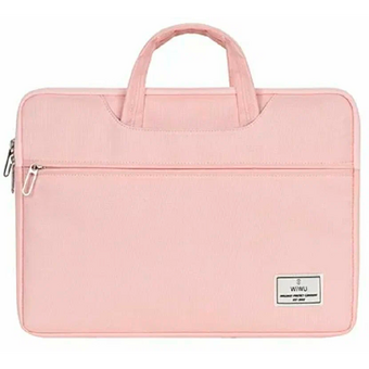  Сумка для ноутбука WiWU ViVi Laptop Handbag 14" водонепроницаемый полиэстер (Pink) 
