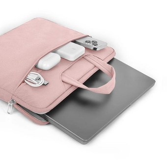  Сумка для ноутбука WiWU ViVi Laptop Handbag 14" водонепроницаемый полиэстер (Pink) 