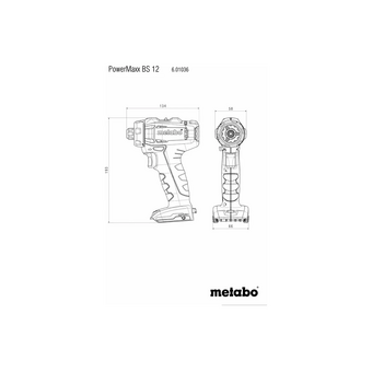  Дрель-шуруповерт Metabo PowerMaxx BS 12 Set (601036870) 
