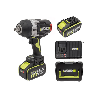  Гайковёрт WORX Professional WU272 ударный 2АКБ+ЗУ 