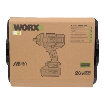 Гайковёрт WORX Professional WU272 ударный 2АКБ+ЗУ 