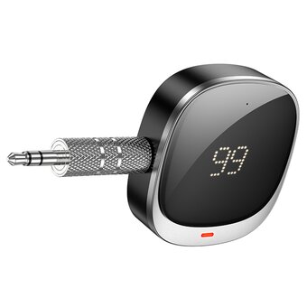  Адаптер Bluetooth НОСО E80 Travel car AUX BT receiver чёрный 