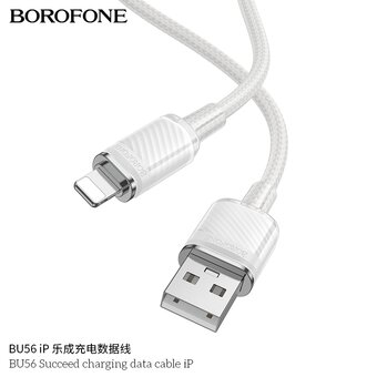  Дата-кабель BOROFONE BU56 Succeed iP белый 