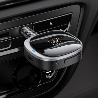  Адаптер Bluetooth НОСО E80 Travel car AUX BT receiver чёрный 