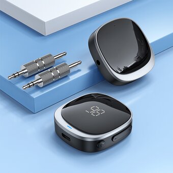  Адаптер Bluetooth НОСО E80 Travel car AUX BT receiver чёрный 