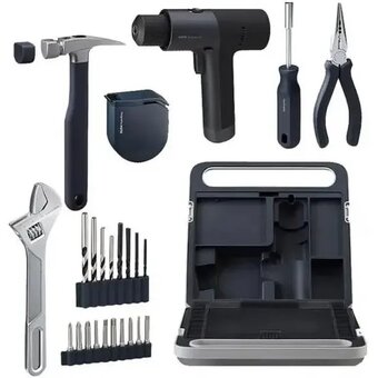  Шуруповерт HOTO HTE0020EU 12V Brushless Drill Tool Set 