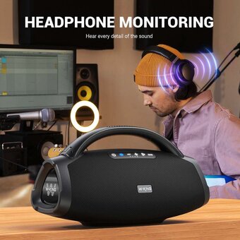  Портативная колонка W-King X20 черный 