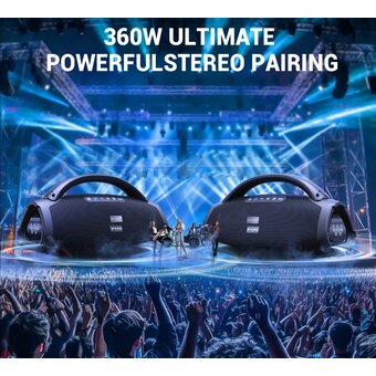  Портативная колонка W-King X20S черный 